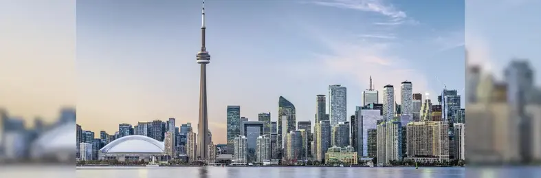 Toronto city skyline
