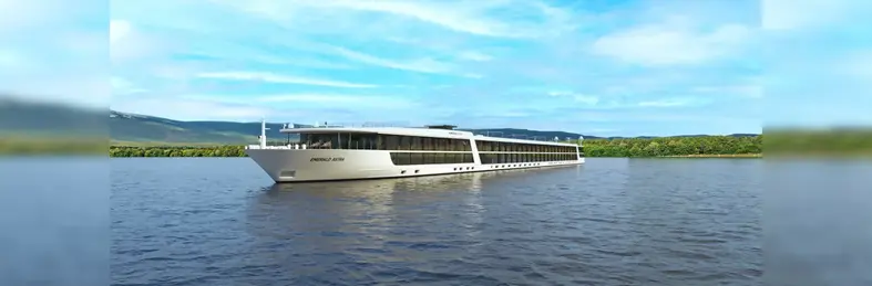 Emerald Astra, a river cruise ship operated by Emerald Cruises. 