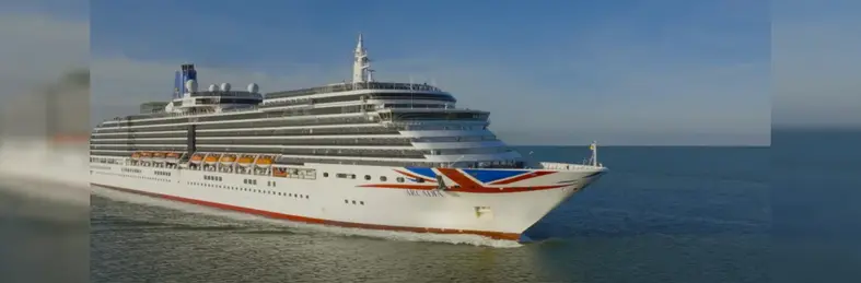 P&O Cruises' Arcadia sailing.