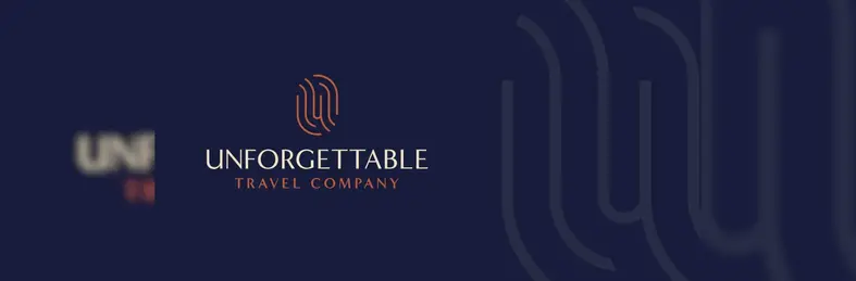 The Unforgettable Travel Company's new logo.