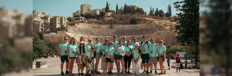 Agents and representatives from G Adventures at the GX Summit in Jordan.