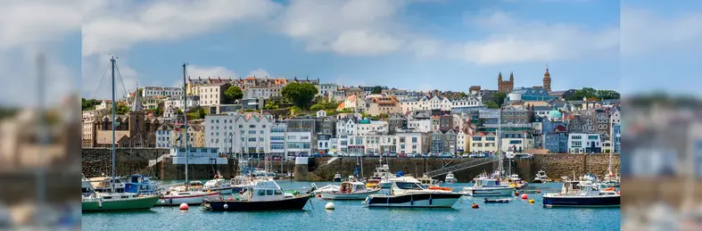 Saint Peter Port in Guernsey.