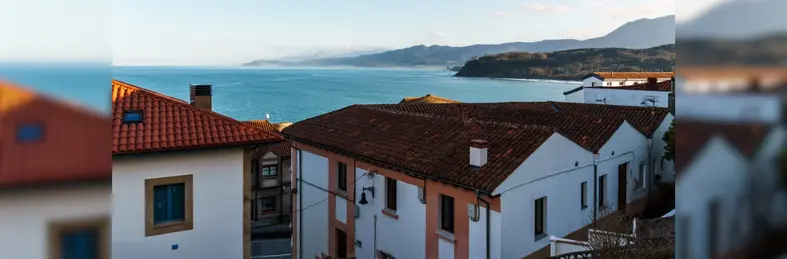Coastal Village Houses. Lastres, Asturias