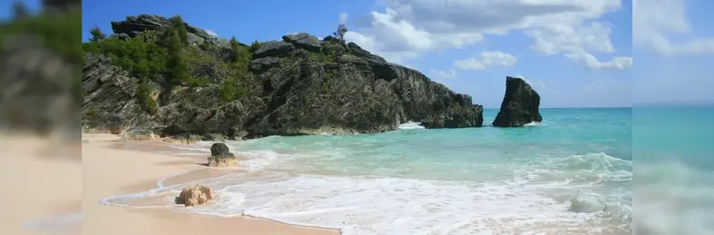 The famous Horseshoe Bay Beach in Bermuda. 