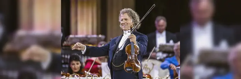 Andre Rieu performing on an Amadeus Concert Cruise
