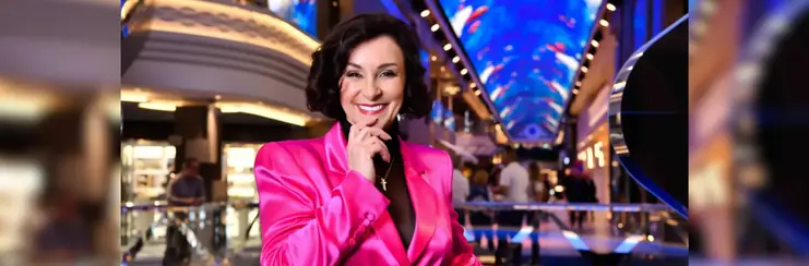 Shirley Ballas onboard MSC Virtuosa