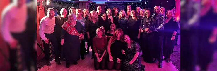 Attendees at the TC Burns Event at the start of February