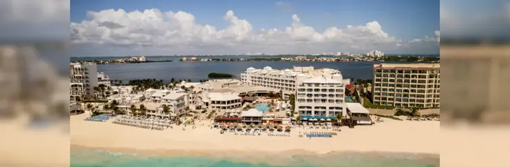 Aerial view of Sunscape Cancun resort