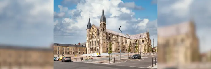 Reims Cathedral in France 