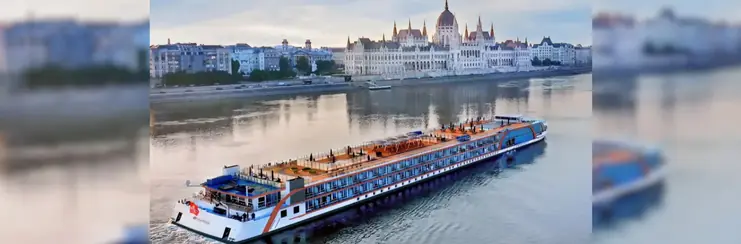 AmaWaterways vessel in Budapest