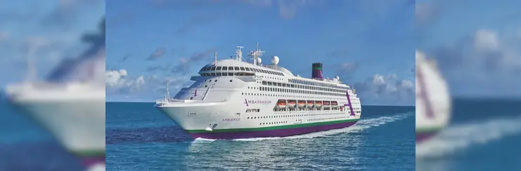 Ambassador's Ambience cruise ship sailing