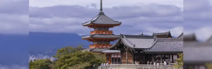 A temple in Kyoto