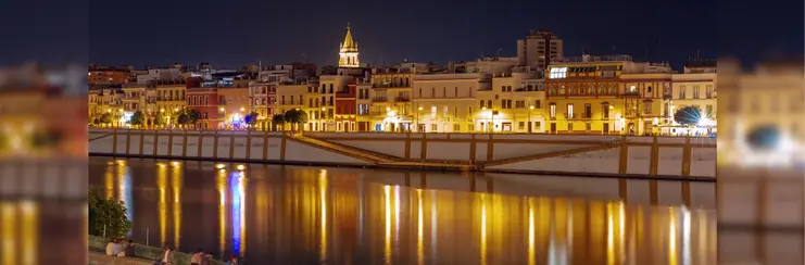 The Guadalquivir river in Seville.