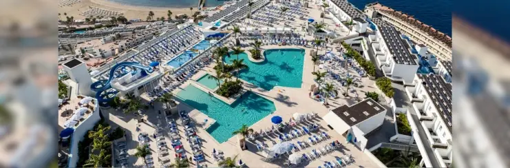 An aerial shot of a Servatur property