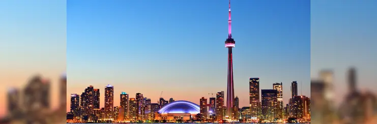 The Toronto skyline