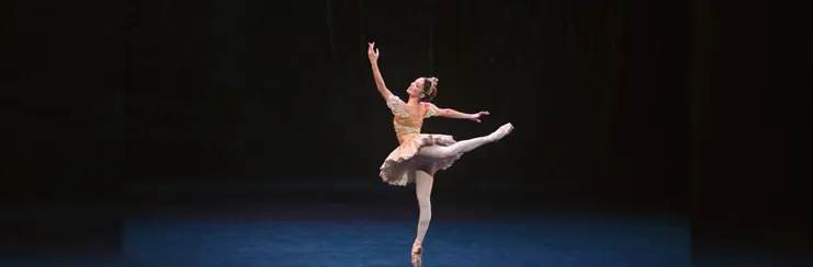 A ballerina performing the Nutcracker