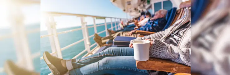People relaxing on a cruise