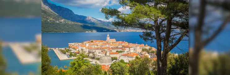 Croatian town by the sea