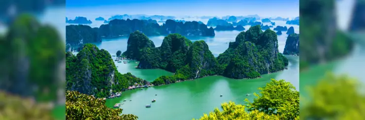 Ha Long Bay in Vietnam