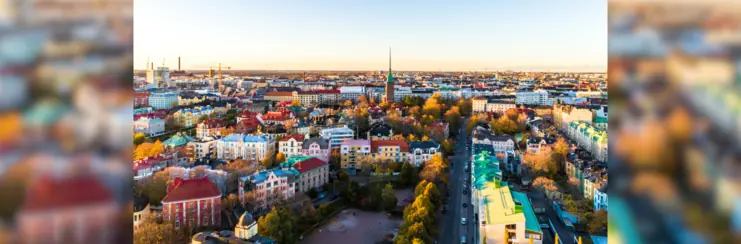 Helsinki from above