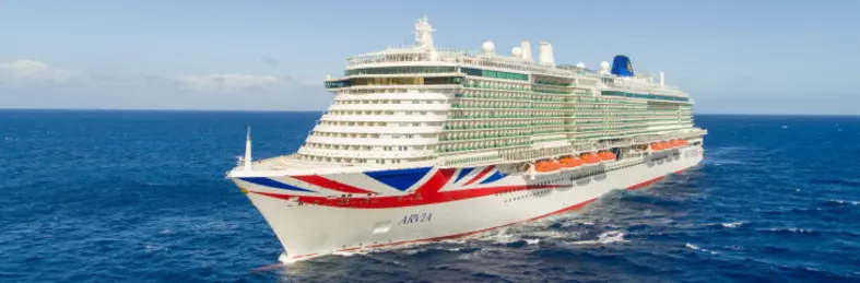 PO Cruises Arvia at sea