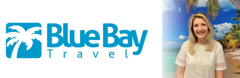 blue bay travel banner