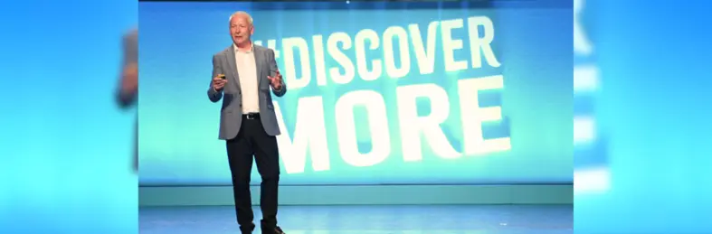 Image of Andy Harmer at the CLIA Conference. 