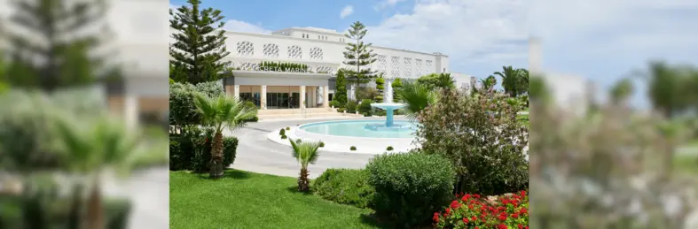 The entryway of Iberostar Selection Creta Marine.