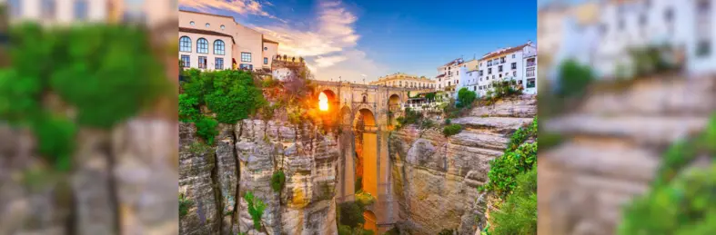 Ronda, in Andalucía. 