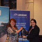 Aegean: Lynda Betsch, Winner from Prestbury Travel Group: Julie Healey