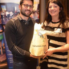 Winner of the Bahamas goody bag was Sharon McConway from North America Travel Service, courtesy of Nathan Birac.