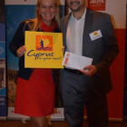Nicola Cullen from Sandy Lane Travel wins a Fam trip place to Cyprus from Stelios Constantinides Cyprus tourist office