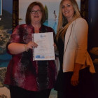 Amanda Rudham Travel Counsellors wins a stay with Ikos Resorts from Carly Wright