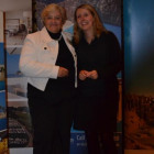 Kerry Cook from Deva Travel wins bubbles and truffles from Cyplon Holidays Jayne Scott