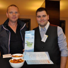Drinks reception agents Left: Michael Dance and Darren Seward, Thomas Cook Marble Arch