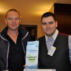 Drinks reception agents Left: Michael Dance and Darren Seward, Thomas Cook Marble Arch