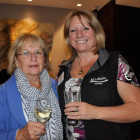 Drinks reception Karen Beek, Traveltime (left) with Julie Franklin, All Leisure Holidays