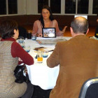 Nina Farrimond from South African Tourism UK with a group of agents.