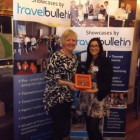 Leslie Clements Travel Counsellors with Tasneem Rahman, Travel Bulletin